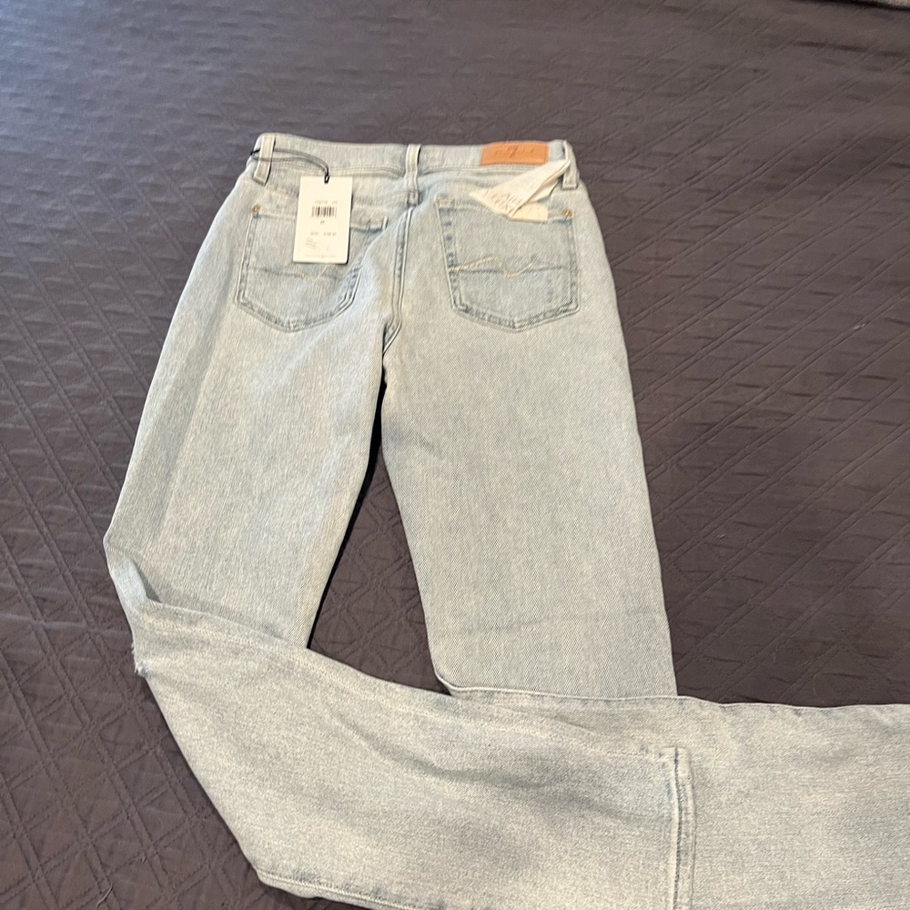 Luxe vintage light blue jeans